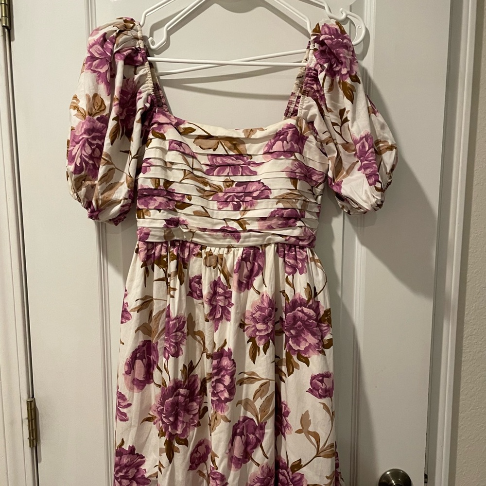 Abercrombie & fitch Emerson poplin midi dress